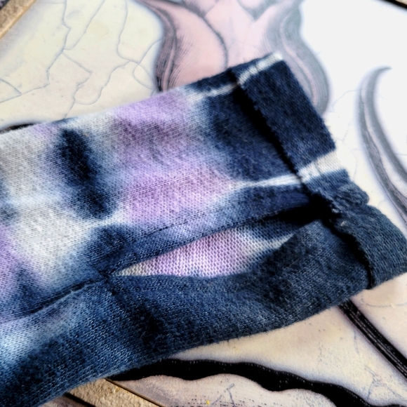 Free People Tie Dye Long Sleeve Mock Neck Top - Picture 9 of 9